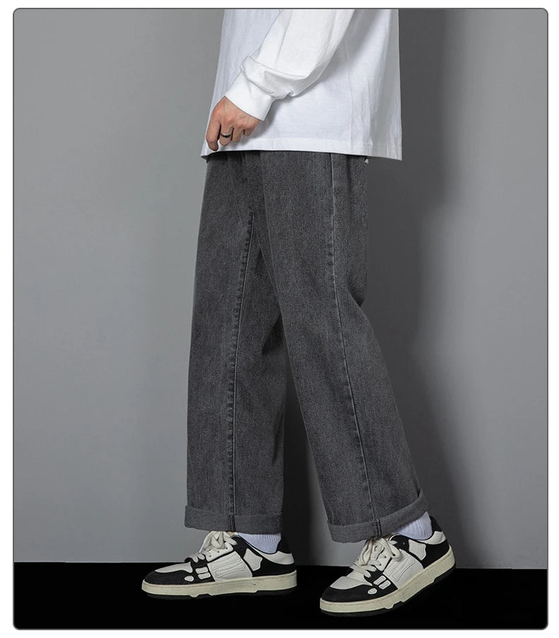 TresFindz Wide Straight Leg Denim Jeans