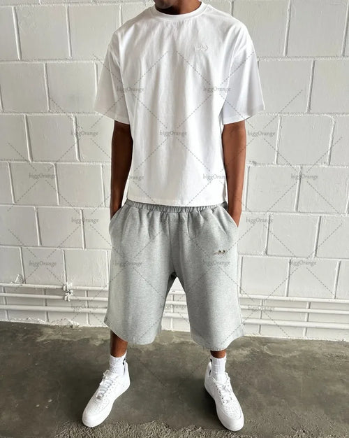 TresFindz Loose Straight Sweatshorts