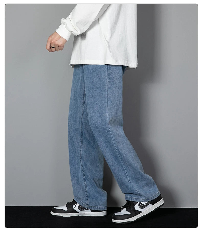 TresFindz Wide Straight Leg Denim Jeans