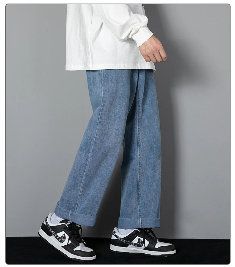 TresFindz Wide Straight Leg Denim Jeans