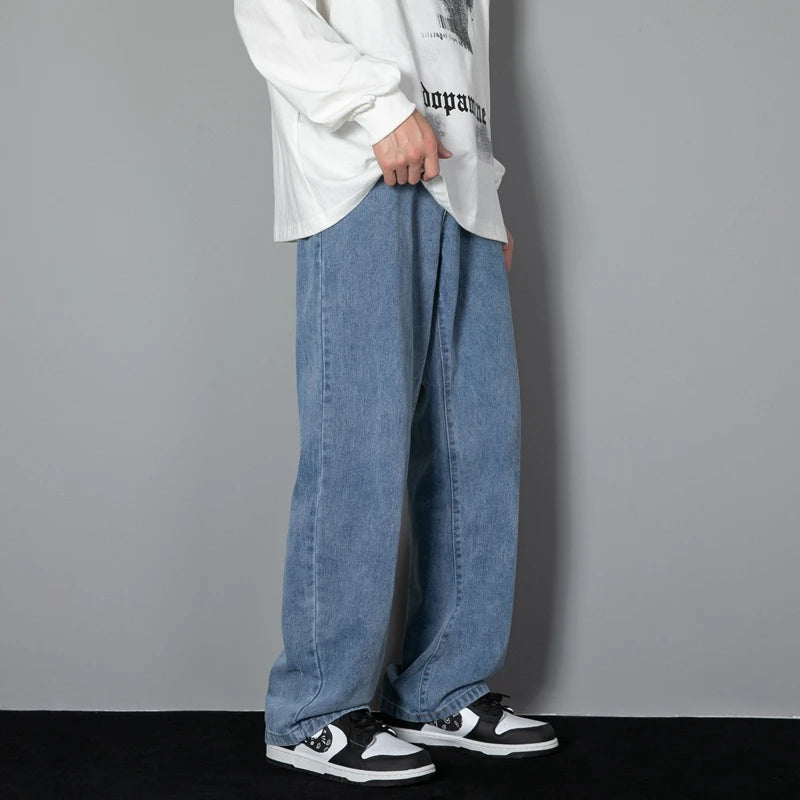 TresFindz Wide Straight Leg Denim Jeans