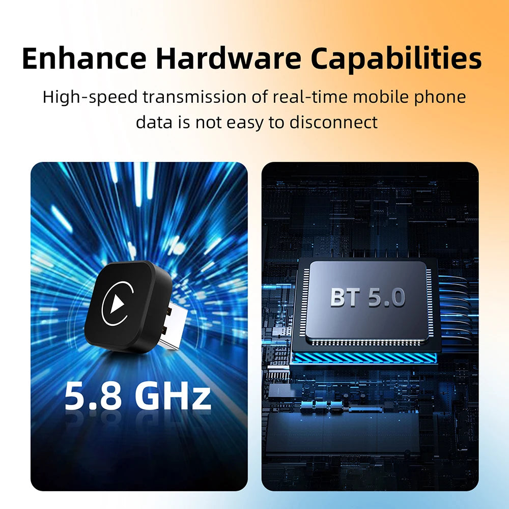 Wireless CarPlay Adapter for iPhone/Android
