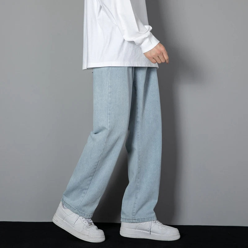 TresFindz Wide Straight Leg Denim Jeans