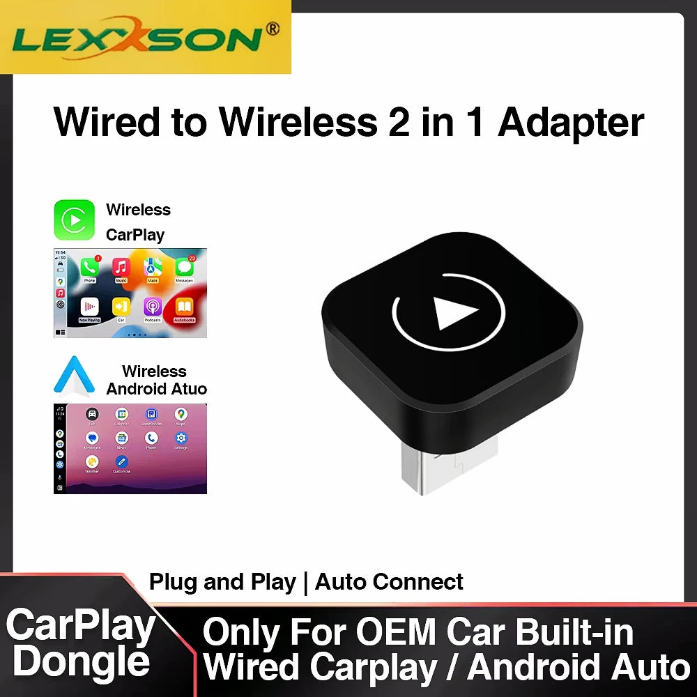 Wireless CarPlay Adapter for iPhone/Android