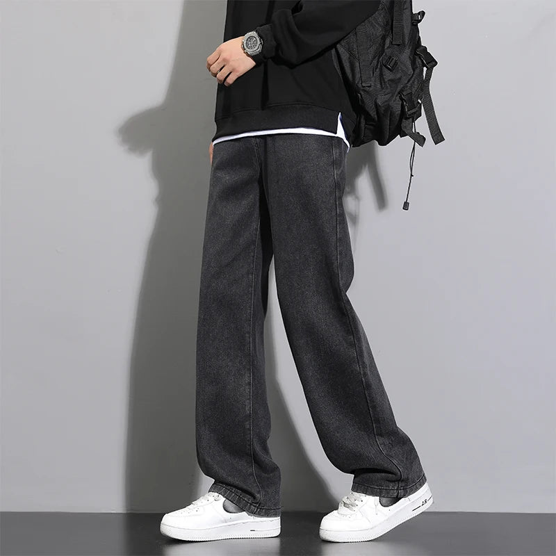 TresFindz Wide Straight Leg Denim Jeans