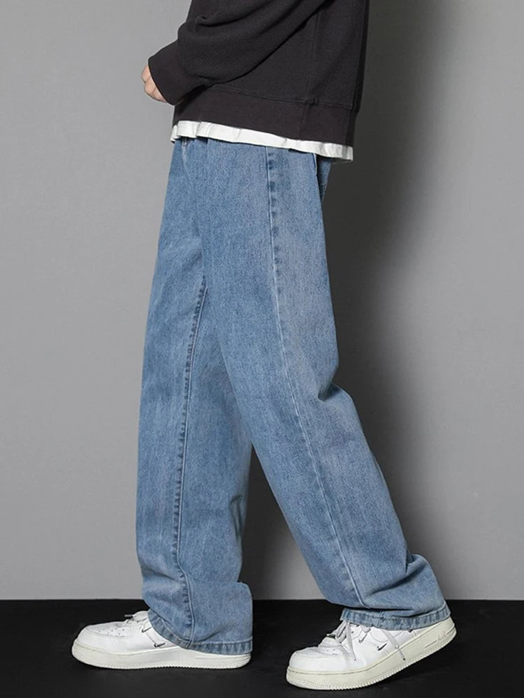 TresFindz Wide Straight Leg Denim Jeans
