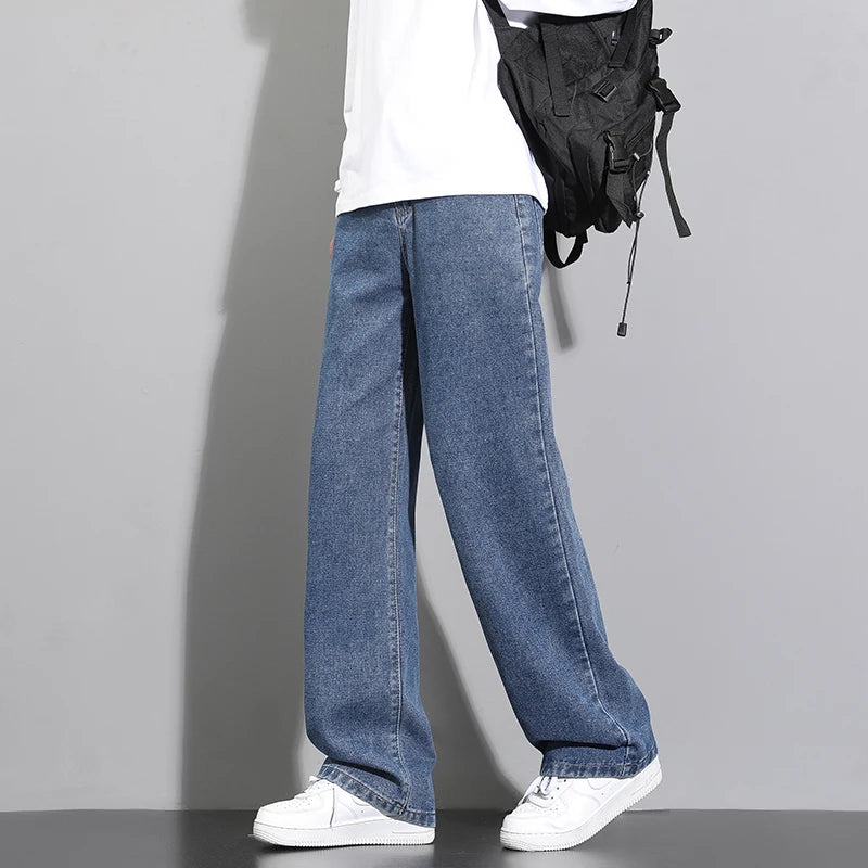 TresFindz Wide Straight Leg Denim Jeans