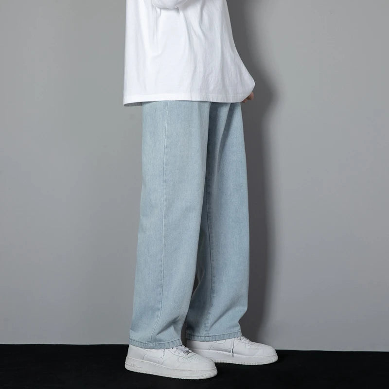 TresFindz Wide Straight Leg Denim Jeans