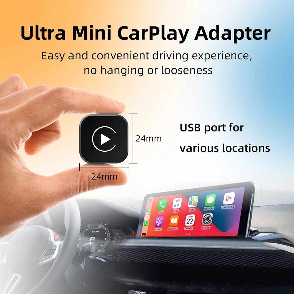 Wireless CarPlay Adapter for iPhone/Android