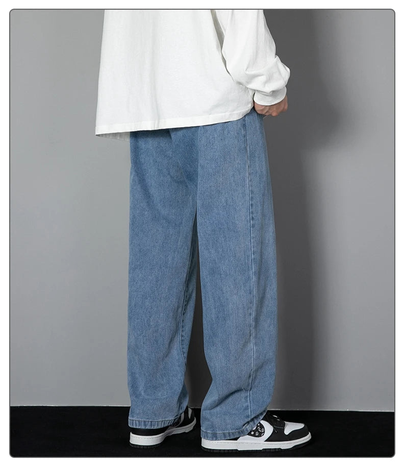 TresFindz Wide Straight Leg Denim Jeans