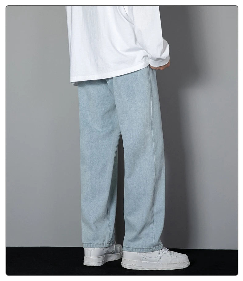 TresFindz Wide Straight Leg Denim Jeans
