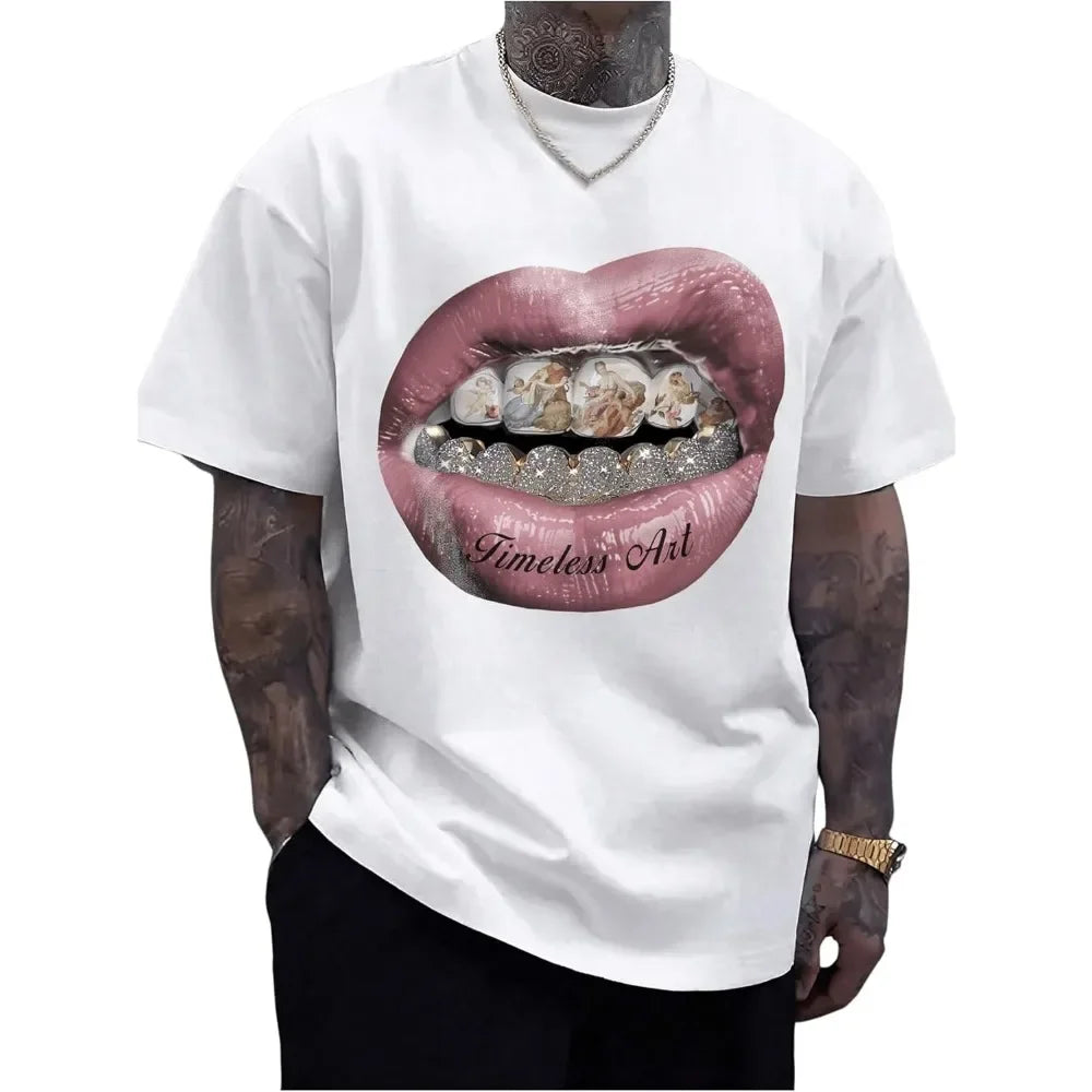 TresFindz Mouth Grilz Tee