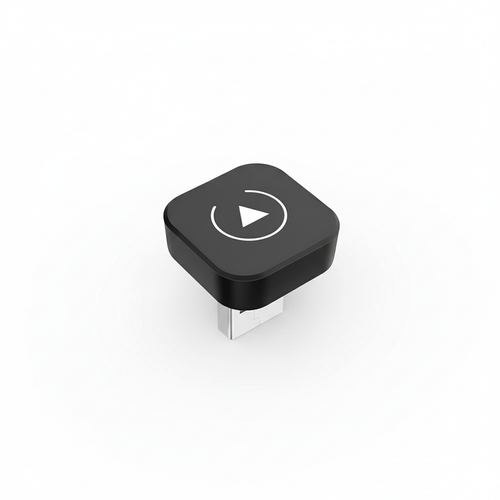 Wireless CarPlay Adapter on white background